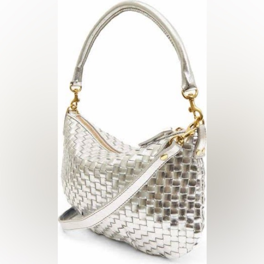 Clare V Petite Moyen Silver Like New